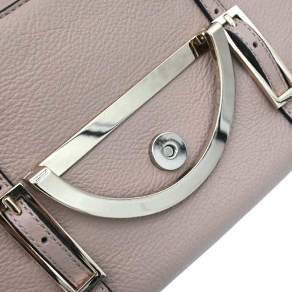 Coccinelle Pink-Beige Celeste Leather Crossbody Bag - Picture 8 of 10
